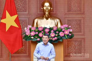 Thủ tướng Chính phủ Lê Minh Hưng chủ trì cuộc làm việc với Bộ Giáo dục và Đào tạo. (Ảnh: Thanh Giang)