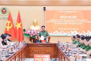 Công an tỉnh Phú Thọ phối hợp các đơn vị, địa phương triển khai phương án bảo đảm an ninh, trật tự tại Lễ hội Đền Hùng.