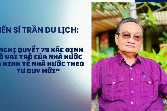Tiến sĩ Trần Du Lịch: "Nghị quyết 79 xác định rõ vai trò của Nhà nước và kinh tế nhà nước theo tư duy mới"