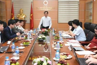 Thứ trưởng Y tế Nguyễn Tri Thức phát biểu tại hội nghị tập huấn.