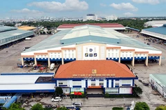 Chợ Bình Điền, chợ đầu mối có quy mô lớn nhất nước. (Ảnh: SATRA)