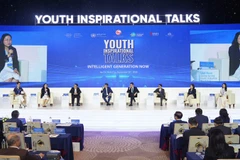 Một góc quang cảnh buổi nói chuyện với giới trẻ Thành phố Hồ Chí Minh.