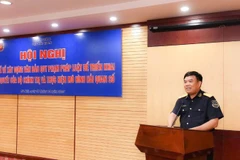Cục trưởng Hải quan Nguyễn Văn Thọ phát biểu chỉ đạo hội nghị chuyên đề về xây dựng văn bản quy phạm pháp luật.