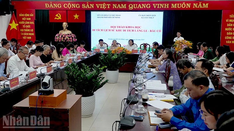 Quang cảnh hội thảo. (Ảnh: LINH BẢO)