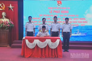 Ký kết giao ước thi đua tại Lữ đoàn 161, Vùng 3 Hải quân.