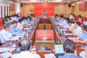 Quang cảnh hội nghị. (Ảnh: THẾ ĐẠI)