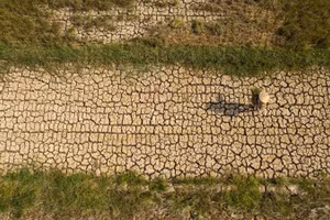 Bộ Nông nghiệp và môi trường nhận định hiện tượng El Nino sớm gây nguy cơ thiếu hụt nguồn nước trong thời gian tới. (Ảnh: TTXVN)