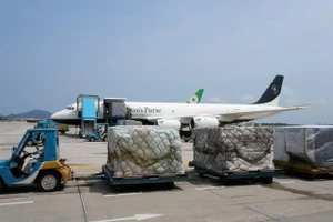 Hàng hóa viện trợ khẩn cấp quốc tế từ Tổ chức Samaritan’s Purse hỗ trợ đồng bào bị ảnh hưởng bão số 3 năm 2024.