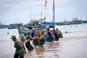 Chính phủ ban hành Nghị quyết số 210/NQ-CP về Kế hoạch hành động phòng, chống bão, lũ, thiên tai cực đoan và biến đổi khí hậu. (Ảnh: Baochinhphu.vn)