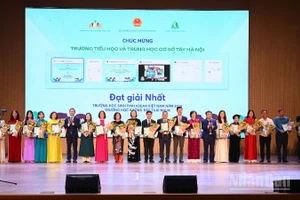 Lễ trao Giải thưởng Trường học sinh thái ASEAN Việt Nam năm 2025 với chủ đề “Trường học không rác thải nhựa".