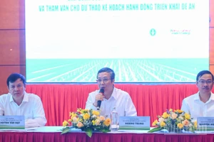 Thứ trưởng Nông nghiệp và Môi trường Hoàng Trung chủ trì Hội nghị công bố Đề án “Sản xuất giảm phát thải lĩnh vực trồng trọt giai đoạn 2025-2035, tầm nhìn đến 2050” sáng 22/10, tại Hà Nội.