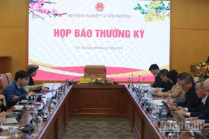 Họp báo thường kỳ Bộ Nông nghiệp và Môi trường chiều 6/1.