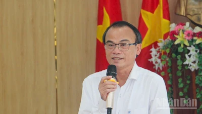 Giám đốc Sở Giáo dục và Đào tạo tỉnh Quảng Ngãi Nguyễn Ngọc Thái thông tin một số nội dung liên quan đến công tác chuẩn bị cho kỳ thi tốt nghiệp trung học phổ thông năm 2025.