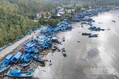 Đến thời điểm này, nhiều chủ tàu phân loại thiệt hại thành 3 nhóm: nhóm hư hại hoàn toàn không thể sửa chữa, nhóm tàu lớn, hư hại nhẹ nhưng đã mắc cạn, chưa có phương án giải quyết và nhóm những tàu có thể sửa chữa, đợi thông tuyến đường để xe cẩu tới vận chuyển đến các cơ sở sửa chữa tàu.