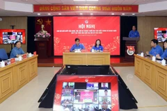 Đồng chí Bùi Quang Huy, Ủy viên dự khuyết Trung ương Đảng, Bí thư thứ nhất Trung ương Đoàn điều hành Hội nghị.