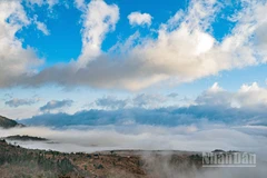 Khung cảnh đầy mê hoặc của biển mây Y Tý những ngày này.