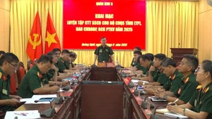 Quang cảnh buổi khai mạc.