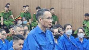 Bị cáo Trần Hồng Tiến tại phiên tòa.