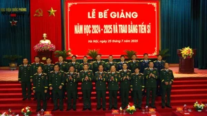 Lễ bế giảng năm học 2024-2025 tại Học viện Quốc phòng. 