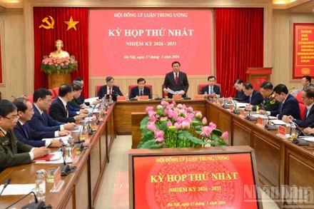 Khai mạc kỳ họp thứ nhất, nhiệm kỳ 2026-2031 của Hội đồng Lý luận Trung ương. (Ảnh: PHẠM CƯỜNG)