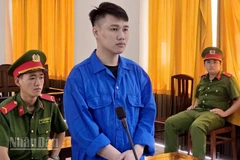 Bị cáo Chế Văn Trường lãnh 09 năm tù về tội giết người. (Ảnh: VĂN VŨ).