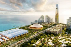 Phối cảnh Khu tổ hợp đa chức năng phục vụ Tuần lễ cấp cao APEC 2027.