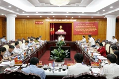 Đồng chí Nguyễn Trọng Nghĩa, Ủy viên Bộ Chính trị, Bí thư Trung ương Đảng, Trưởng Ban Tuyên giáo và Dân vận Trung ương với Tỉnh ủy chủ trì buổi làm việc với Tỉnh ủy Lạng Sơn về việc thực hiện Chỉ thị 30-CT/TW và kết quả thực hiện sắp xếp tổ chức bộ máy đơn vị hành chính 2 cấp.