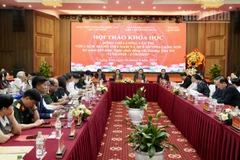 Hội thảo khoa học: "Đồng chí Lương Văn Tri với cách mạng Việt Nam và quê hương Lạng Sơn".