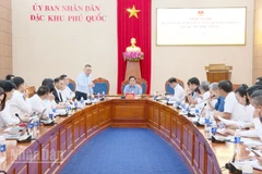 Quang cảnh buổi bàn giao tài sản.