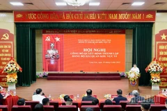 Quang cảnh Hội nghị công bố thành lập Đảng bộ Hải quan khu vực VI.