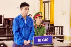 Bị cáo Cao Xuân Hoàng tại phiên tòa. (Ảnh: VĂN VŨ)