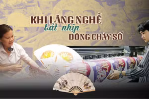 Khi làng nghề bắt nhịp dòng chảy số