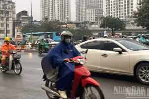 Dự báo khu vực Hà Nội có mưa vừa, mưa to và dông, cục bộ có nơi mưa rất to. (Ảnh minh họa: Đ.T)