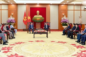 Tổng Bí thư Tô Lâm tiếp Đại sứ Hoa Kỳ Marc Knapper. (Ảnh: ĐĂNG KHOA)