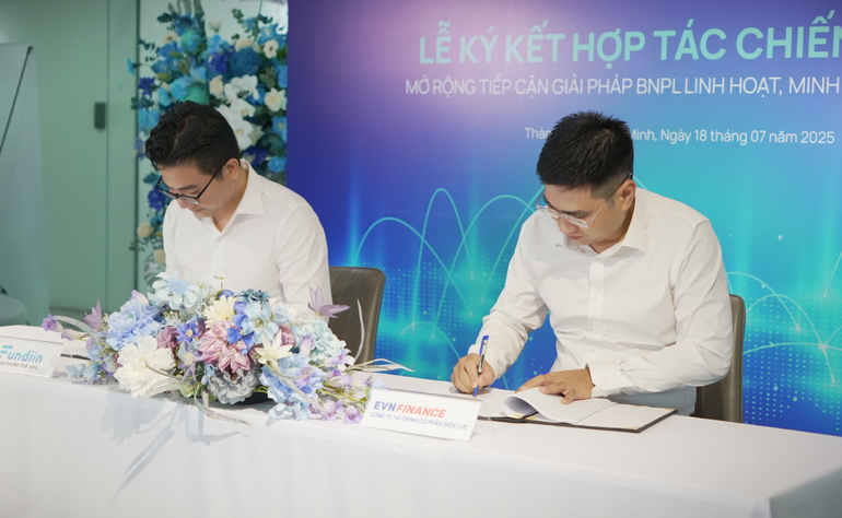 Hợp tác của EVF với nền tảng "Mua Trước, Trả Sau" của Fundiin mở rộng khả năng tiếp cận tài chính cho người tiêu dùng. 1753150252252.png
