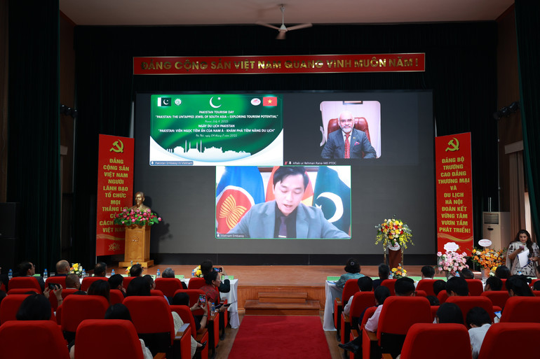 Đại diện Đại sứ quán Việt Nam tại Pakistan chia sẻ về tiềm năng hợp tác du lịch giữa hai nước. 0y1a9469.jpg