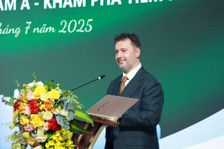 Đại sứ Pakistan tại Việt Nam phát biểu tại sự kiện. 0y1a9424.jpg