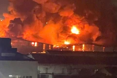 Hiện trường vụ cháy.