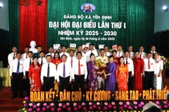 Ra mắt Ban chấp hành Đảng bộ xã Yên Định nhiệm kỳ 2025-2030.