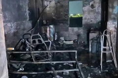 Hiện trường vụ nổ.