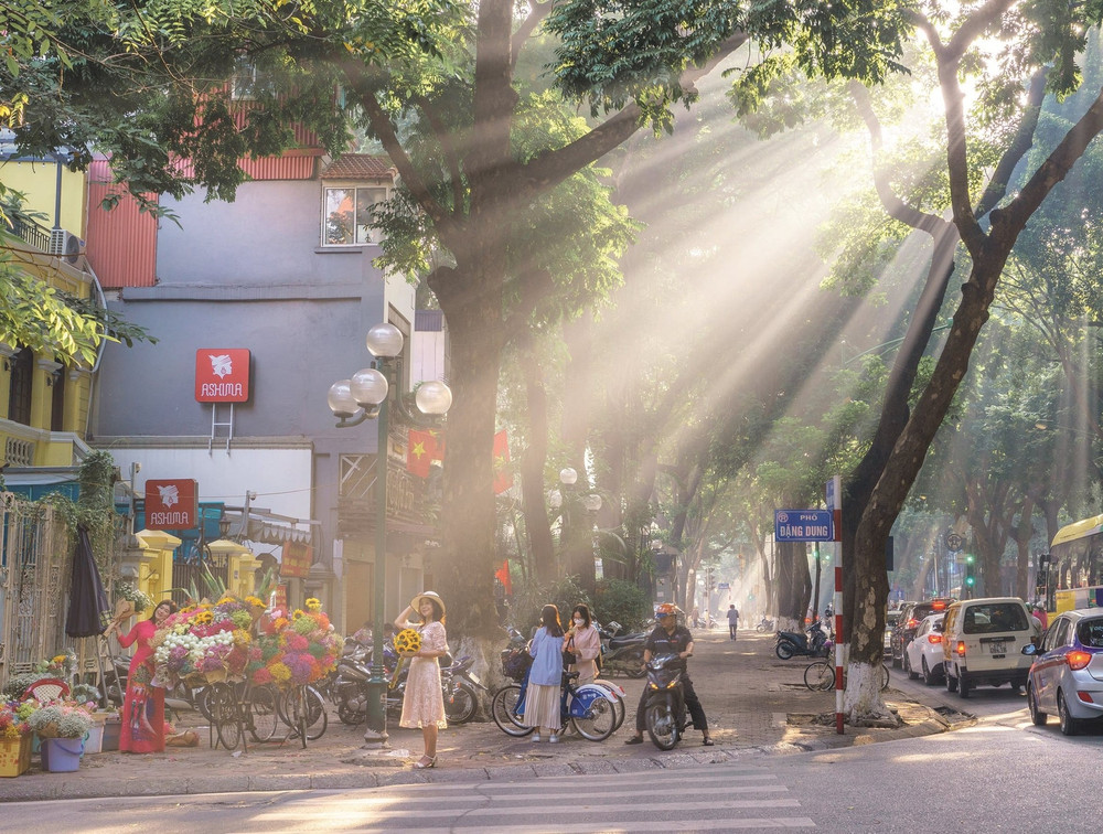 Tia nắng sớm mai, phố Phan Đình Phùng, tháng 10/2023. Ảnh: Ngô Lâm Thanh trang-8-2.jpg