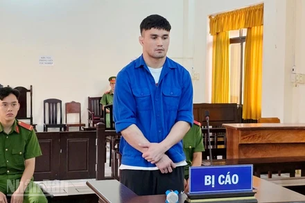 Bị cáo Odiljon tại phiên tòa sơ thẩm. (Ảnh: VĂN VŨ)