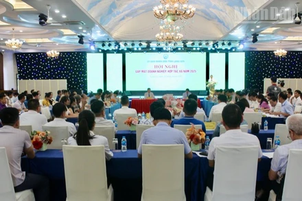 Hội nghị gặp mặt các doanh nghiệp, hợp tác xã năm 2025 của tỉnh Lạng Sơn.