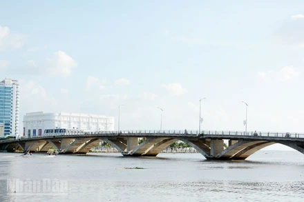 Một góc phường Rạch Giá, tỉnh An Giang.