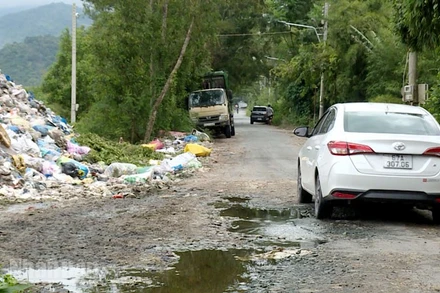 Bãi rác An Tức, xã Ô Lâm, tỉnh An Giang. (Ảnh: THIỆN THANH). 