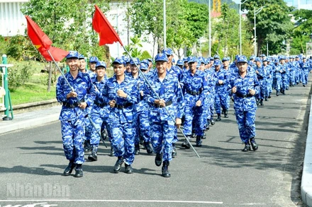 Cán bộ, chiến sĩ Bộ Tư lệnh Vùng Cảnh sát biển 4 tham gia Ngày chạy thể thao quân sự CISM và hưởng ứng ngày chạy Olympic năm 2026.