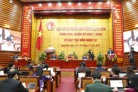 Kỳ họp thứ 44 của Hội đồng nhân dân tỉnh Lạng Sơn.