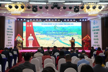 Lễ Kỷ niệm 80 năm Ngày truyền thống ngành Nông nghiệp và Môi trường của tỉnh Lạng Sơn.