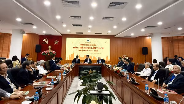 Khung cảnh Đại hội đại biểu Hội Triết học Việt Nam lần thứ hai, nhiệm kỳ 2026-2031.