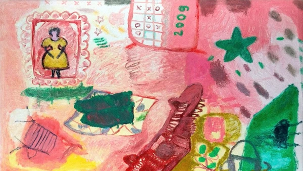 Một trích đoạn trong tác phẩm của họa sĩ Nguyễn Linh Trang.